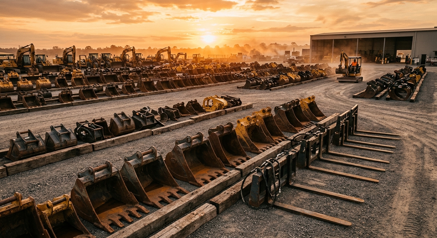 Heavy Equipment Attachment Storage: How to Prevent Damage, Rust, and Lost Productivity