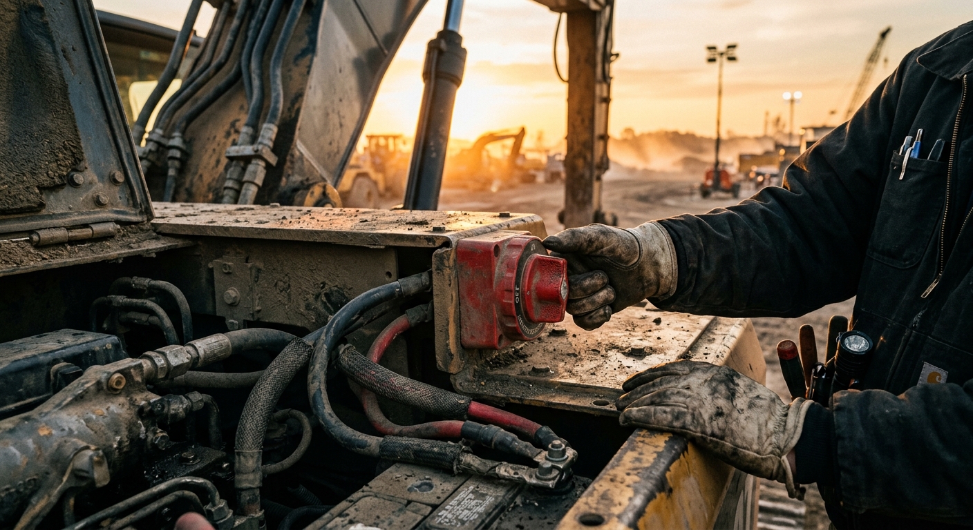 Heavy Equipment Battery Disconnect Switch Maintenance Guide