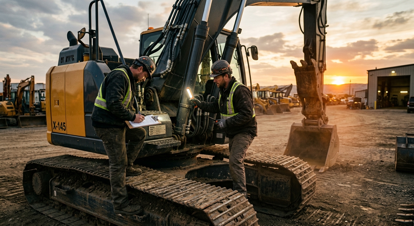 Heavy Equipment Delivery Acceptance Inspection Guide: What to Check Before You Put a Machine to Work