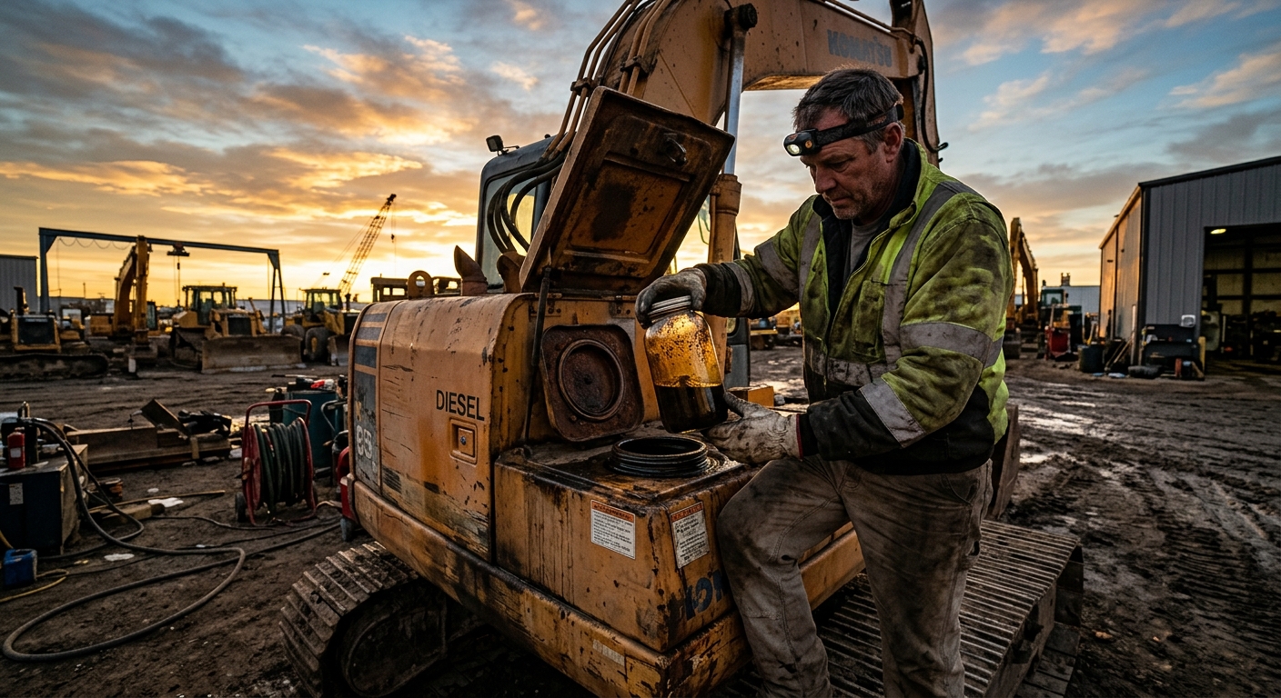 Heavy Equipment Diesel Tank Cleaning & Microbial Contamination: The Complete Guide