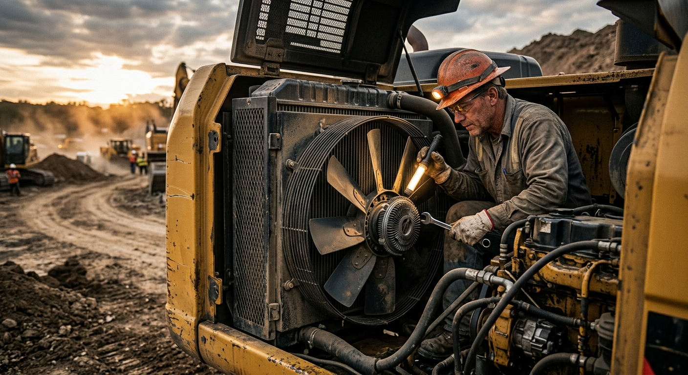 Heavy Equipment Fan Clutch and Cooling Fan Maintenance Guide