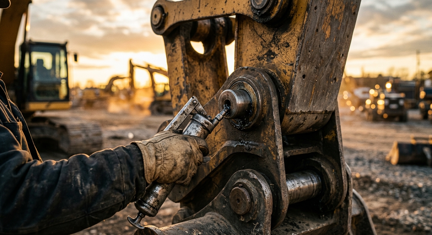 Heavy Equipment Grease Gun Maintenance Guide: Clean Tools, Longer Pin Life