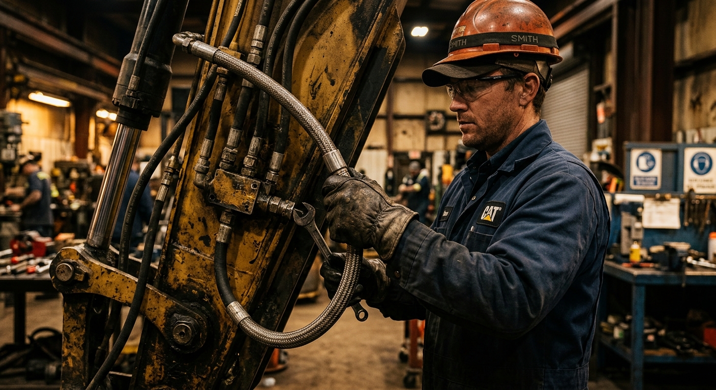 Heavy Equipment Hydraulic Hose Inspection & Replacement Guide
