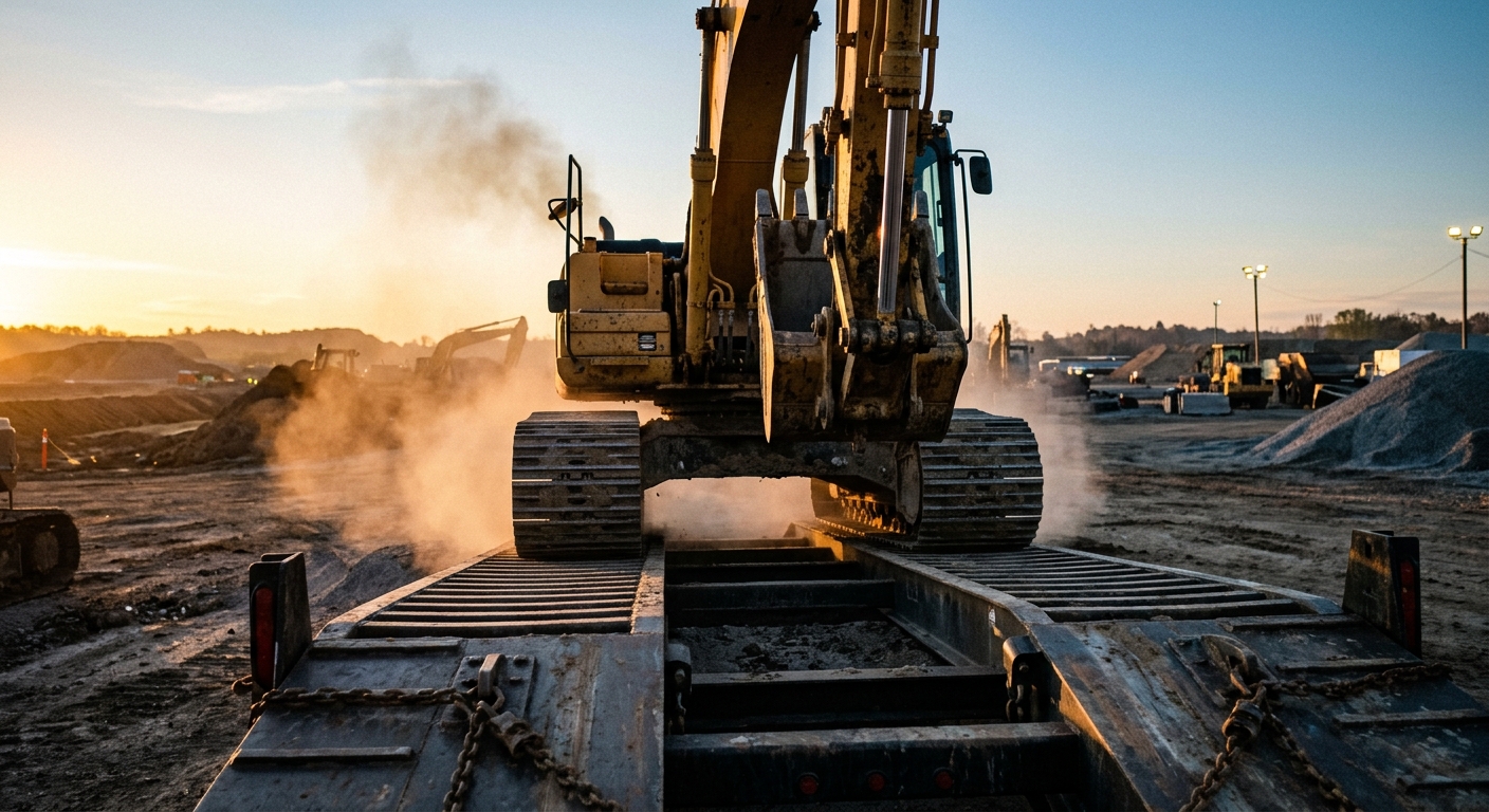 Heavy Equipment Lowboy Loading Ramp Maintenance Guide