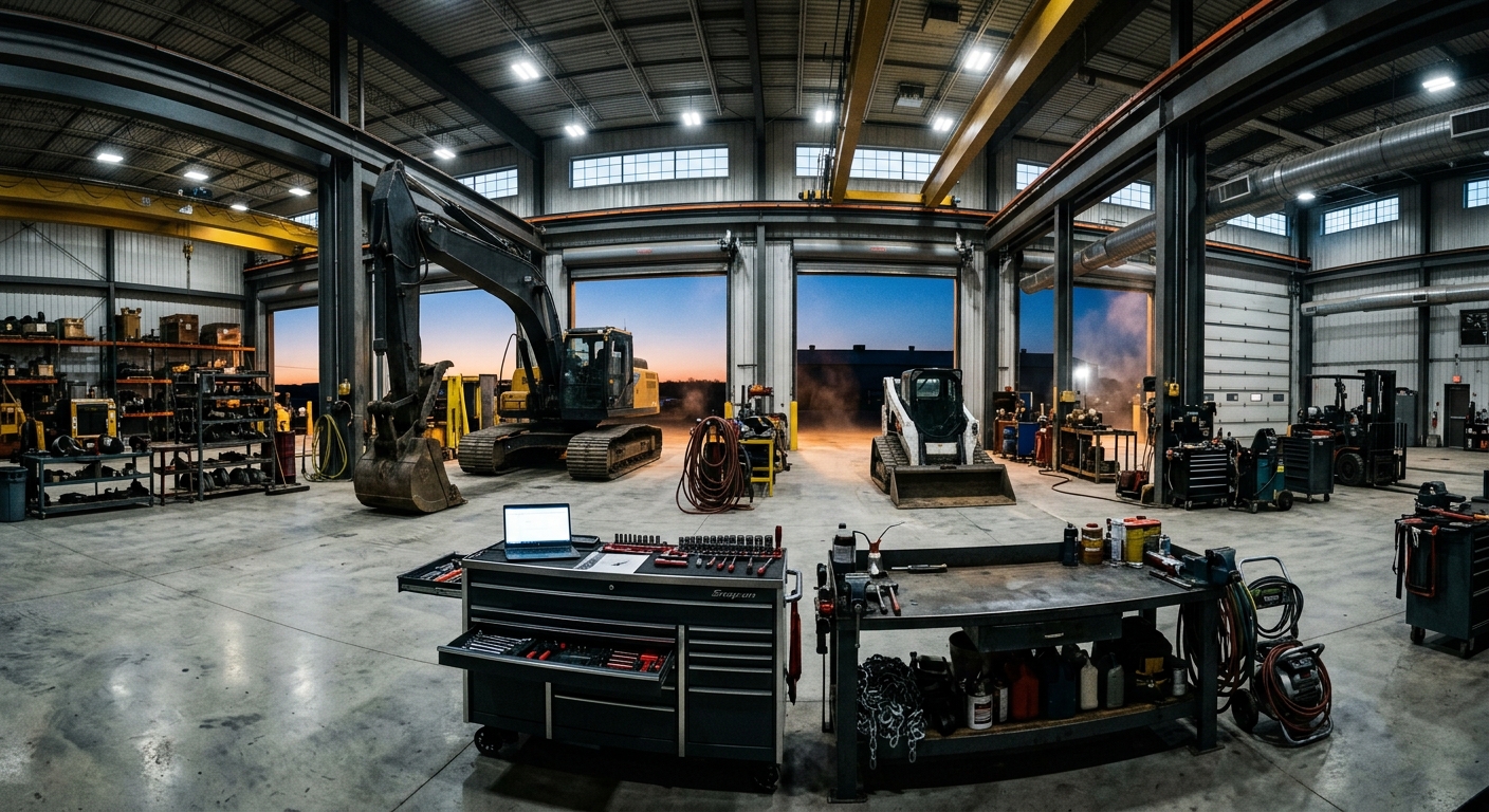 Heavy Equipment Maintenance Shop Layout: Build a Safer, Faster Service Bay