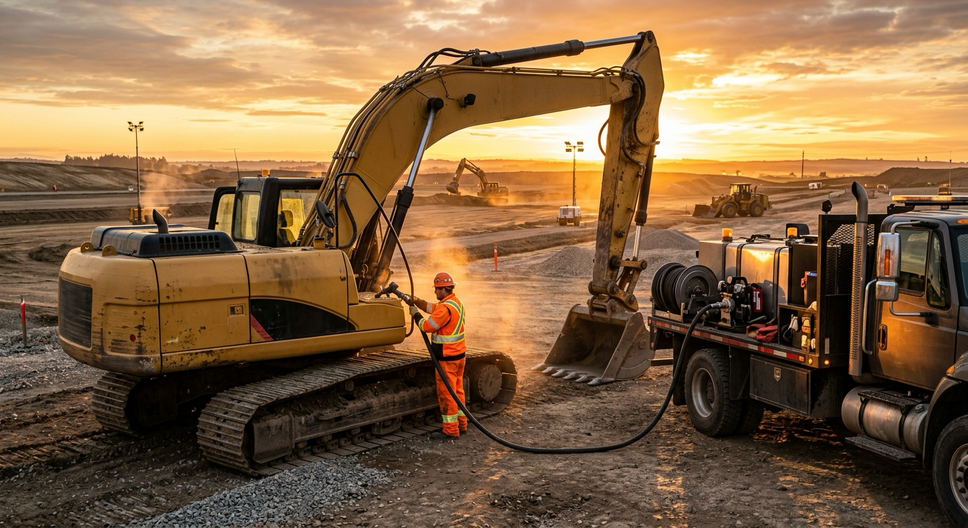 Heavy Equipment Refueling Safety & Bulk Diesel Storage Guide
