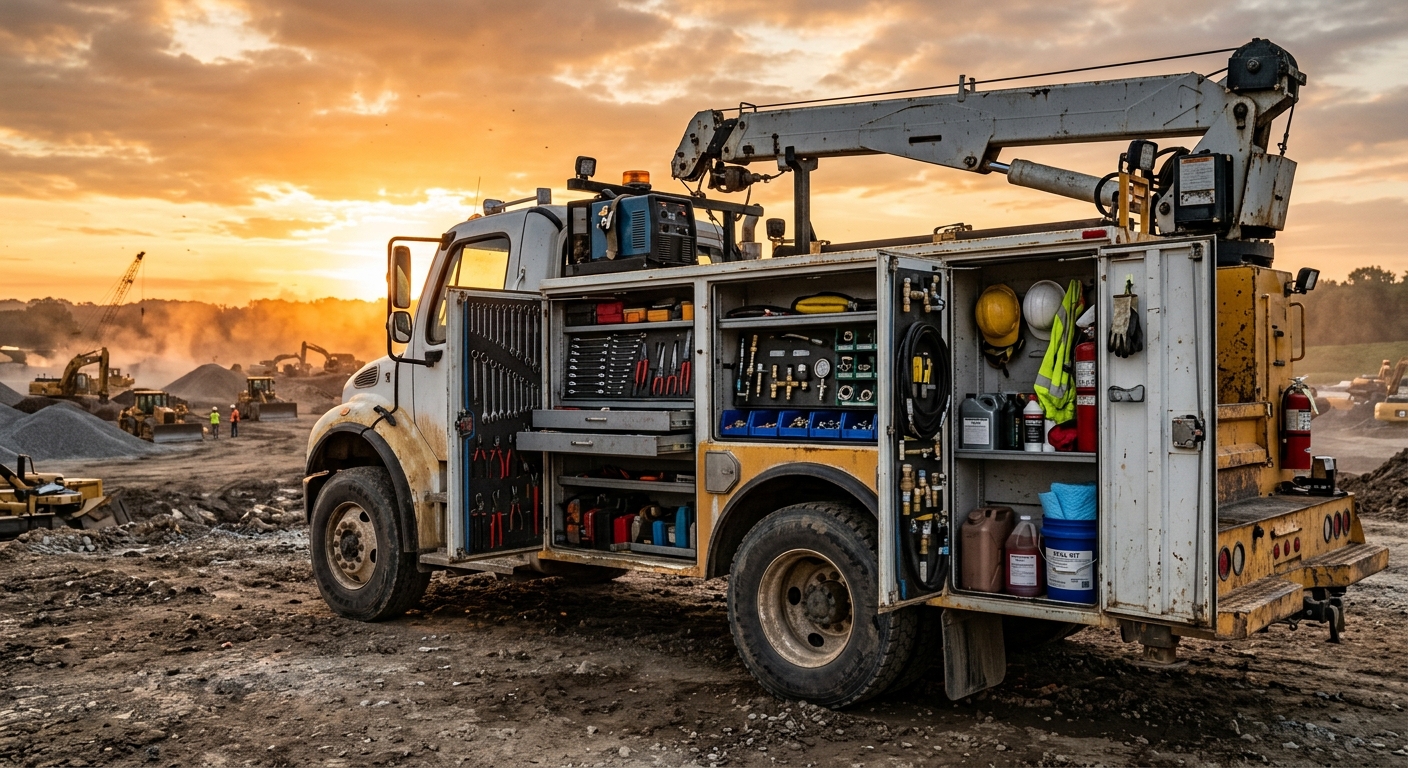 Heavy Equipment Service Truck Stocking Guide: What to Carry for Faster Field Repairs