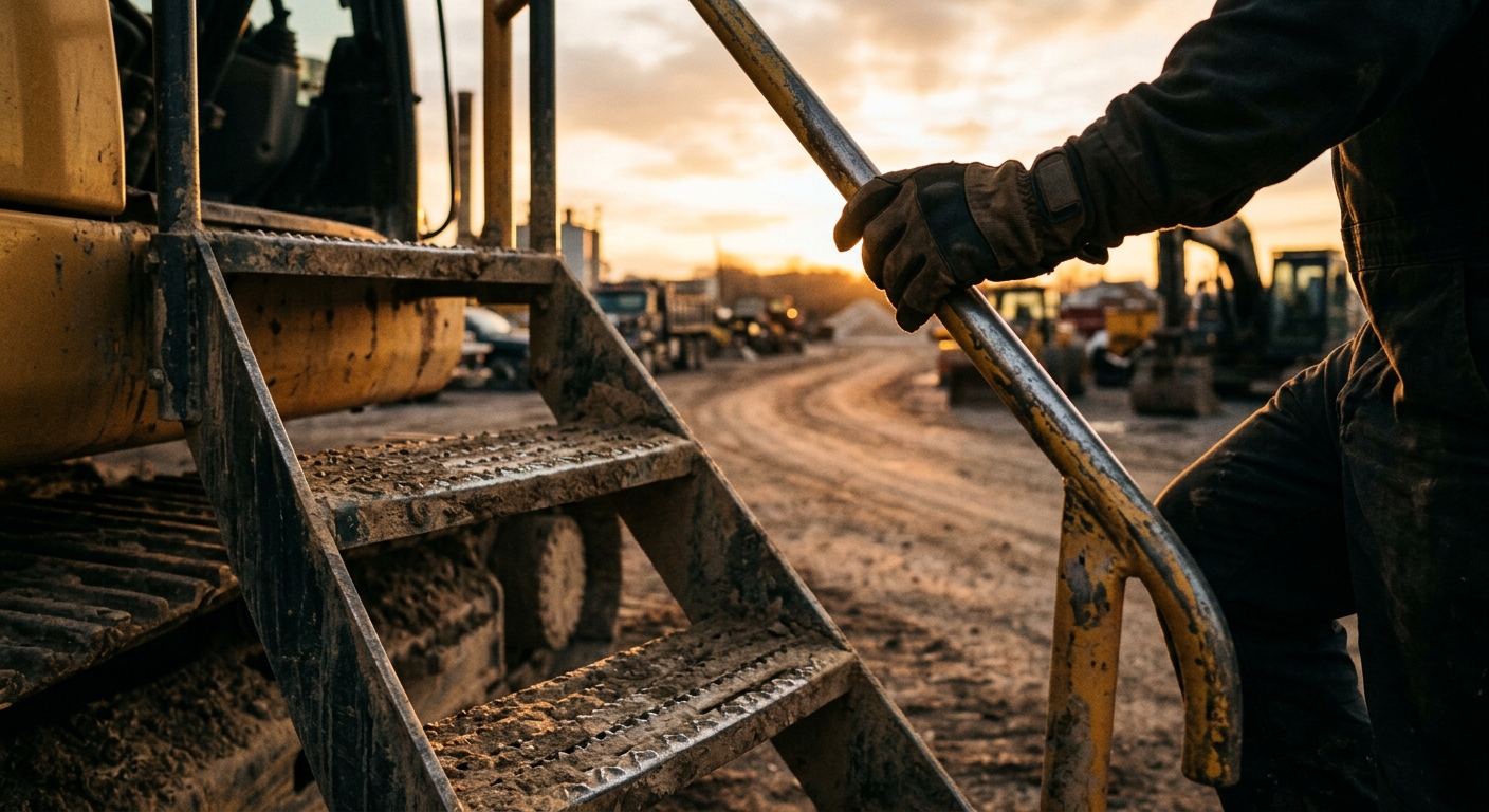 Heavy Equipment Steps, Ladders, and Handrails Inspection Guide