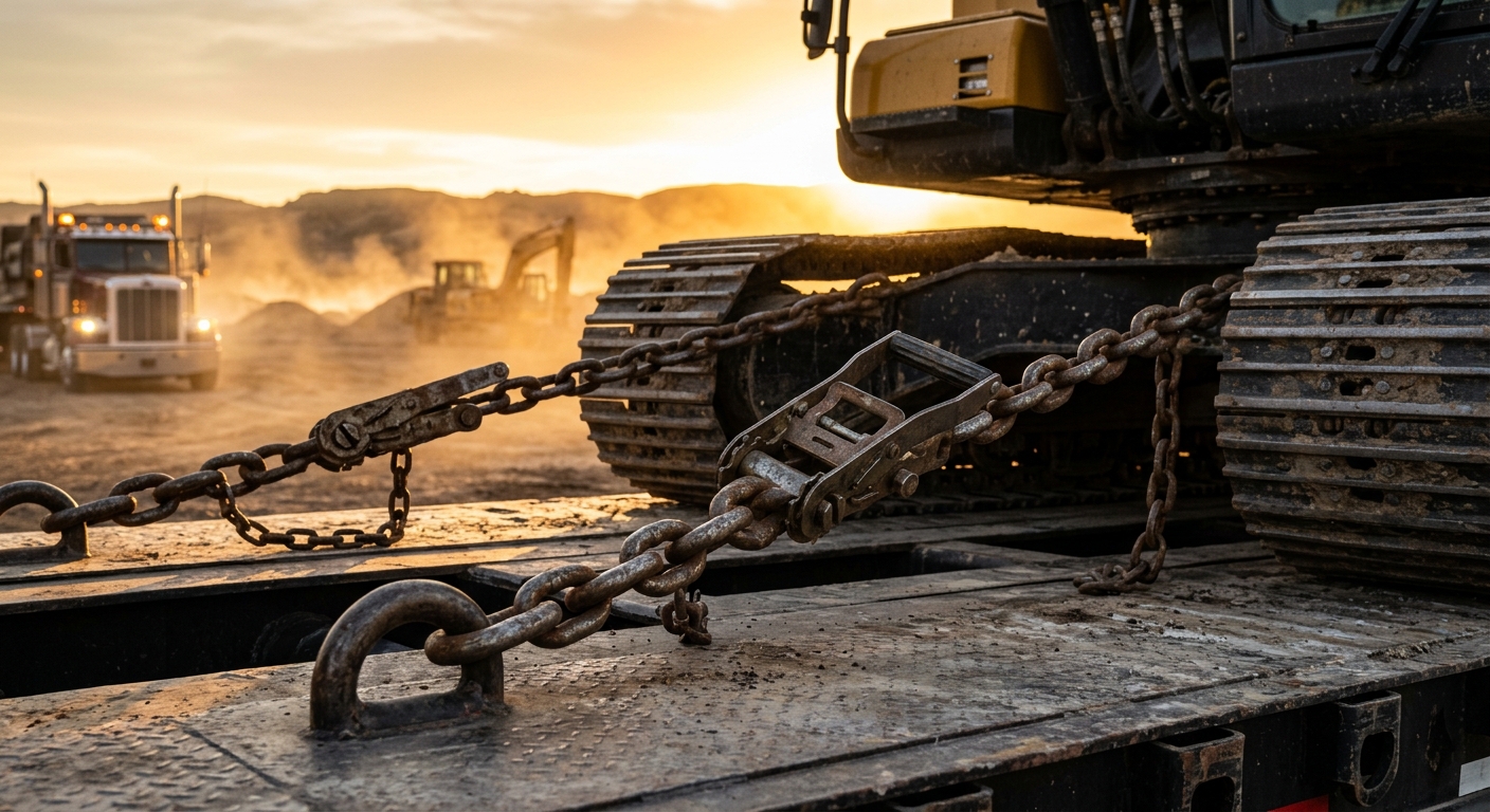 Heavy Equipment Tie-Down Chain and Binder Inspection Guide
