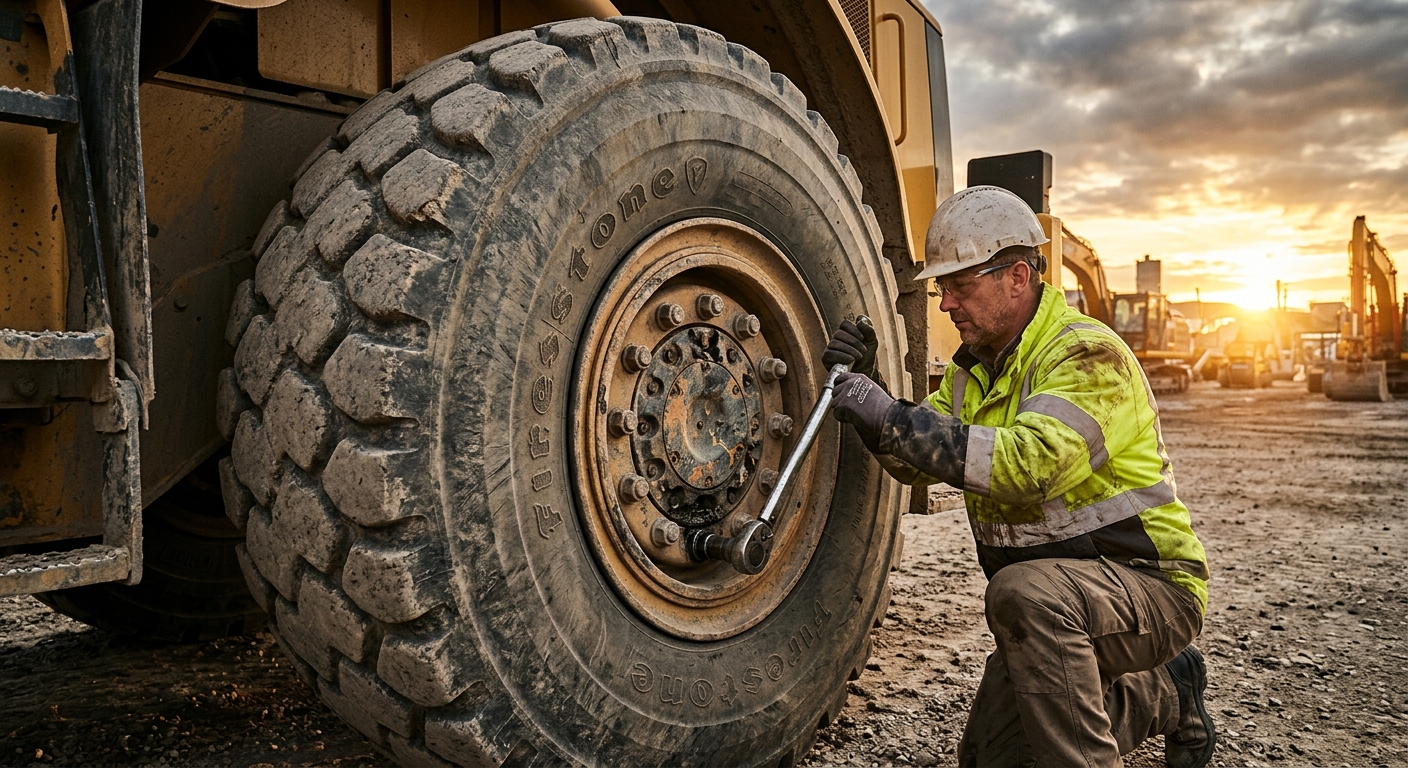 Heavy Equipment Wheel Lug Torque Maintenance Guide: Prevent Wheel-Off Failures and Costly Downtime