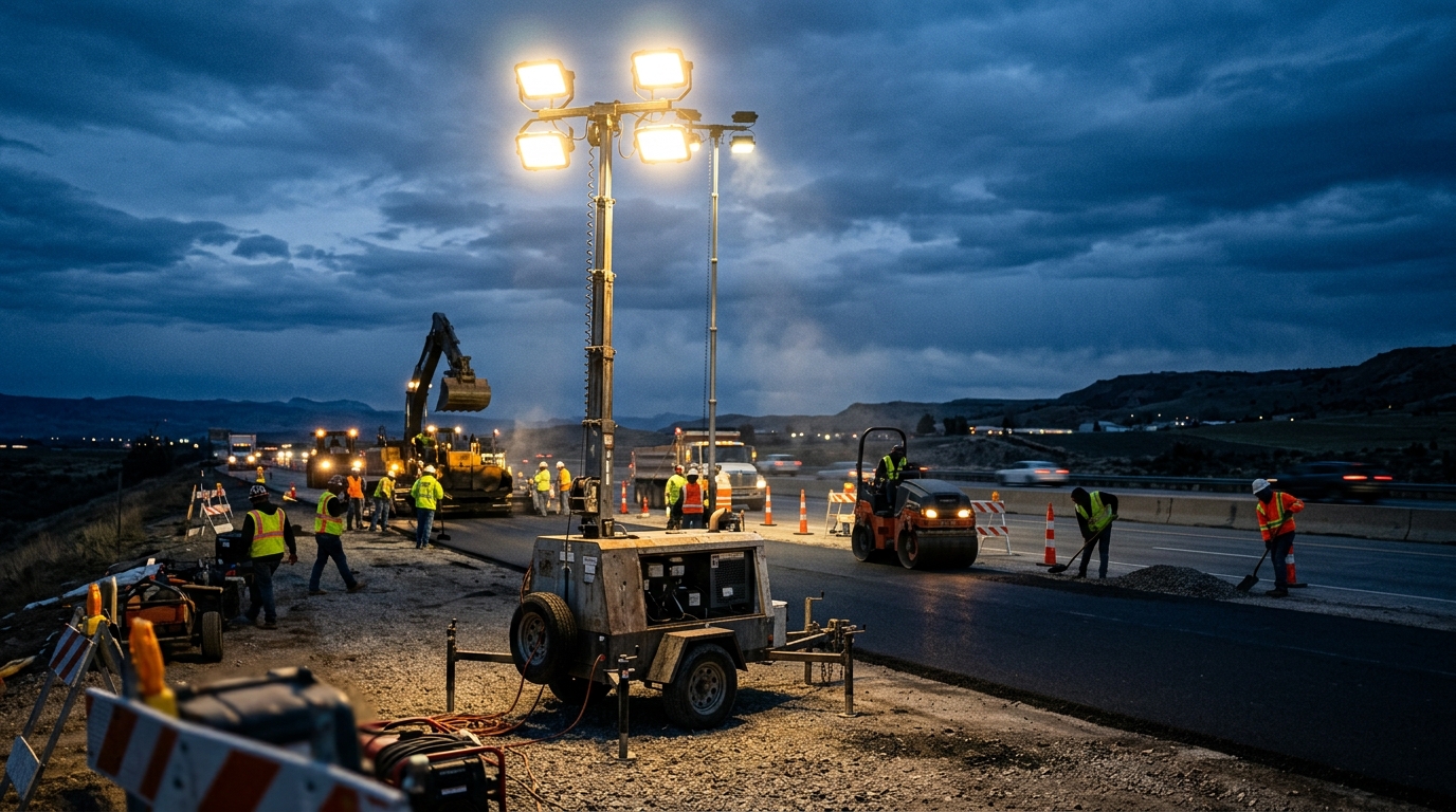 Light Tower Maintenance Guide: Prevent Night Shift Breakdowns and Costly Downtime