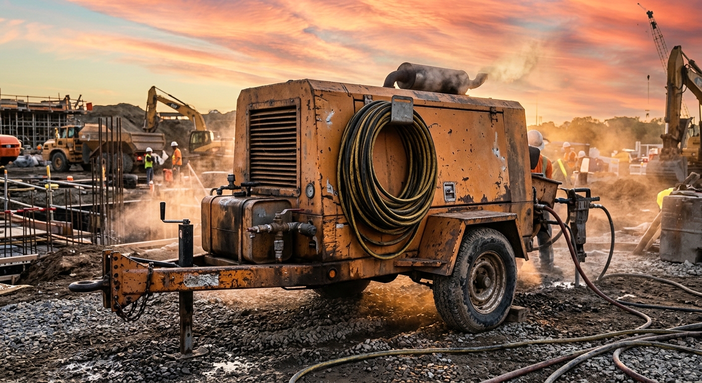 Towable Air Compressor Maintenance Guide: Prevent Pressure Loss and Costly Downtime