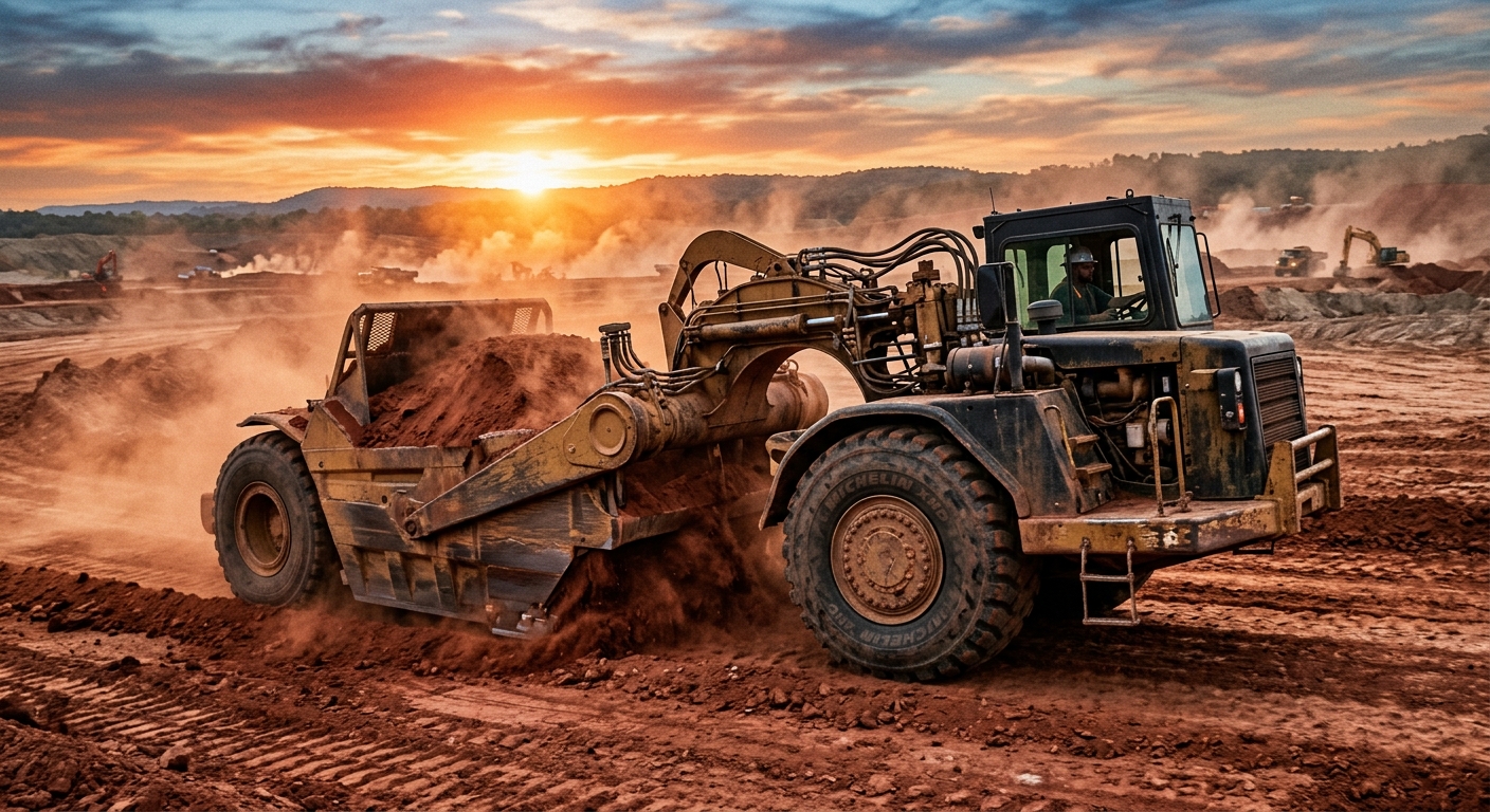 Wheel Tractor Scraper Maintenance Guide: Cut Downtime in Earthmoving Fleets